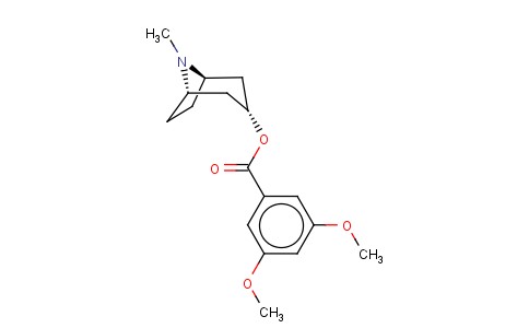 BENZOIC ACID, 3,5-DIMETHOXY-, 8-METHYL-8-AZABICYCLO(3.2.1)OCT-3-YL ESTER, ENDO-